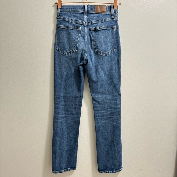 Madewell High Rise Slim Demi-Boot Cut Jeans Size 24 - Picture 9 of 12